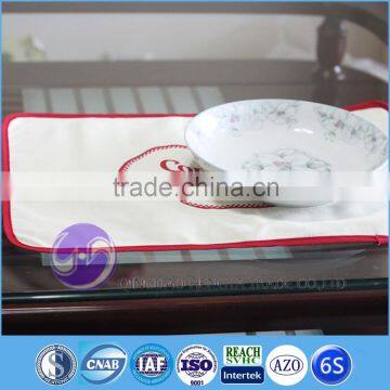 custom printed LOGO plain white table placemat