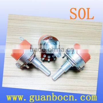 SOL--24mm rotary switch potentiometer 20k potentiometer rotary alpha Potentiometer b500k 9n1 potentiometer