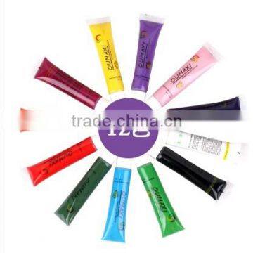 2016 Hot sale 12PCS uv gel polish New acrylic nail art paint