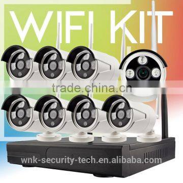 Vitevison CCTV system with optional 1mp 1.3mp wifi camera H.264 8ch wireless NVR Kit                        
                                                Quality Choice