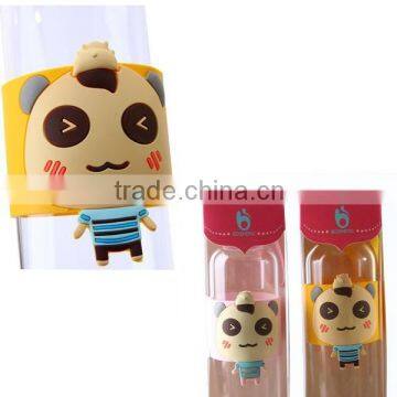 Heat resistant anti-slip silicone rubber bottle sleeve coffee cup sleeve