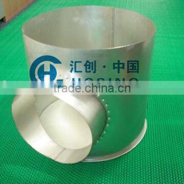 Round GI Steel Bellows (ducting connector, air duct part, vent duct)