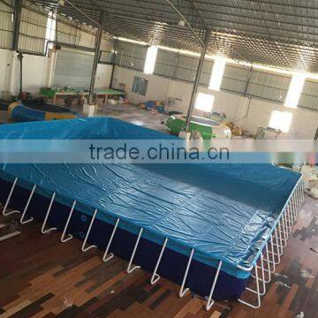 Large Above Ground Rectangular Inflatable Swimming Pool For Kids