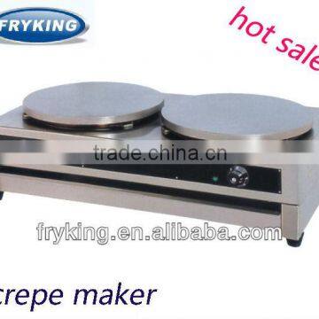 electric stainless steel crepe maker( 2- plate)