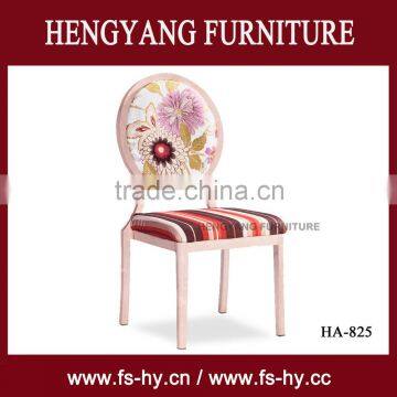 flower design stacking hotel banquet chair