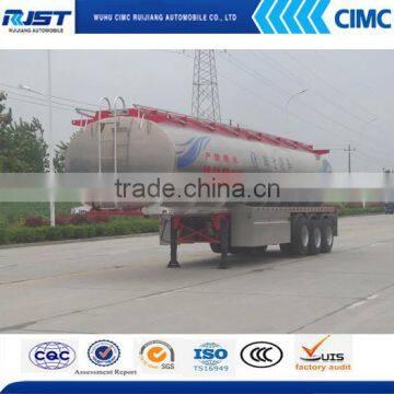 CIMC 45 m3 Tri Axle Fuel Tank Semi Trailer/aluminum Alloy Tanker/liquid Tanker Semi Trailer photo-5