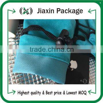 High Quality Velvet Drawstring Bags Pouch for Mobile and Digital Camera photo-3