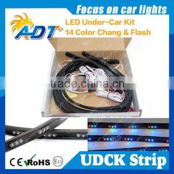 7Colors RGB LED Under Car kit, Under Glow System Neon Lights