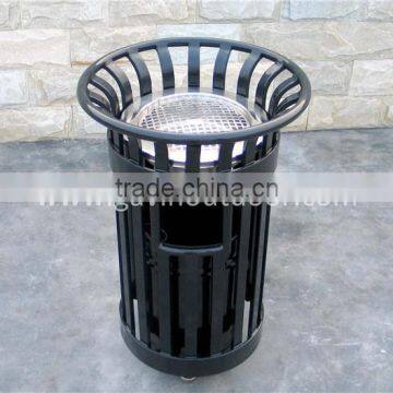 Outdoor novelty trash can metal trash receptacle ash receptacle