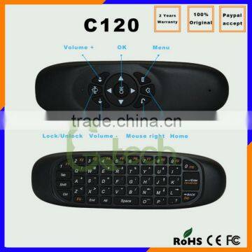 Original 2.4GHz G Mouse II/C120 Air Mouse T10 Rechargeable Wireless Air Fly Mouse Keyboard Combo C120 air Mouse Keyboard