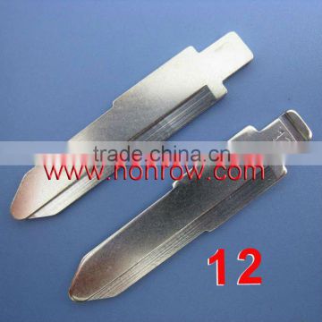 High Quality Isuzu Remote Key Blade 12# Car Key Blade