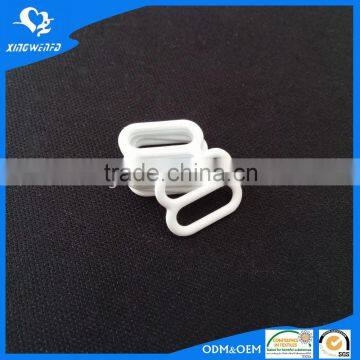 nylon coated metal bra strap buckle adjuster buckle 10mm