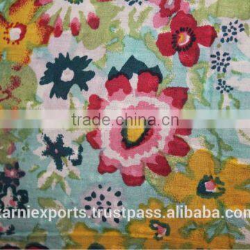 Beautiful Floral Print Fabric, 100% cotton galaxy print fabric, color base floral print fabric