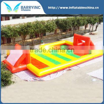 0.9mm pvc outdoor cheap inflatable soccer game field