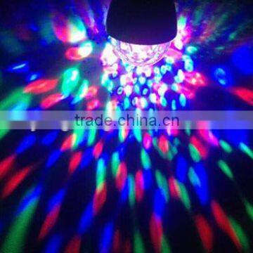 Hot Selling B22/E27 Crystal Rotating Led Bulb photo-2