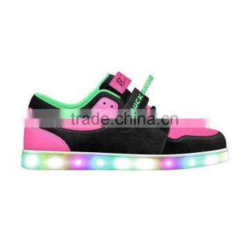 Cheap Lovely LED Kid Shoes Buckle up Kids Sneakers for Wholesale Made in China