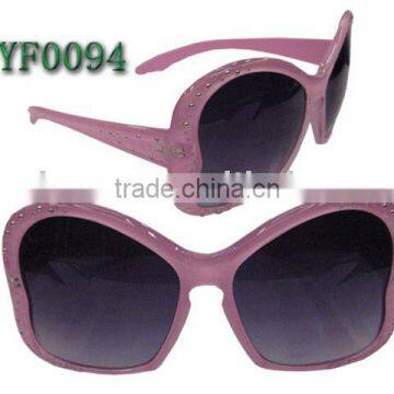 Sunglasses,fashion sunglasses,plastic sunglasses,eyewear with pink color