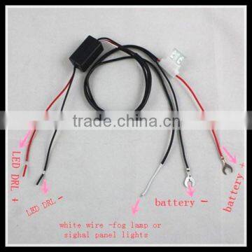 LED daytime running light relay harness DRL controller dimmer on/off Switch Parking Light Auto Car LED DRL Controller