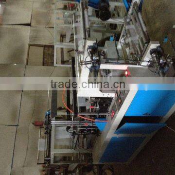 Computer control rolling T-shirt & flat bag making machine craft paper bag making machine