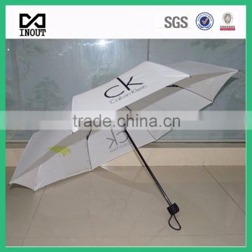 3 fold cheap custom print promotional umbrella