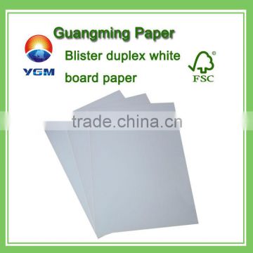 uncoated offset printing paper/Blister duplex white board paper