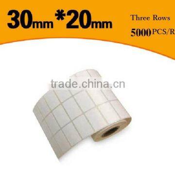 Adhesive label Adhesive sticker label Art Paper Compatible Label size 30 mm X 20 mm