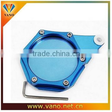 With Ring Seal Licence blue aluminium motorcycle tax disc holder