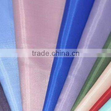 Pu coated 100% polyester taffeta fabric for garment