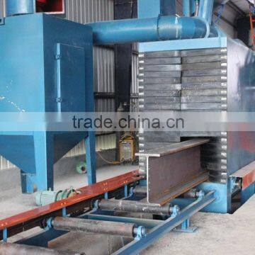 T beam Shot blasting machine, T beam shot blasting line