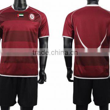Professional Sublimation Red Soccer Jersey Shirt