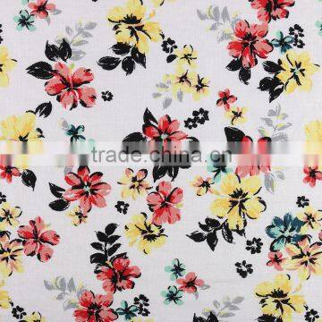Shaoxing Linen Viscose Fabric Rayon Printed Fabric for Woman Dress photo-4