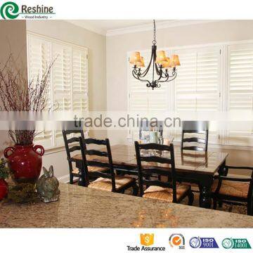 Plantation shutter window