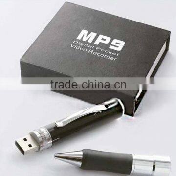 MP9 USB mini voice recorder camcorder hidden pen camera