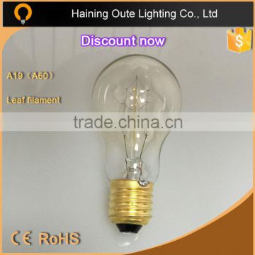 Retro filament edison bulb 25w A60 bulb,Vintage edison filament bulb B22 60W 110-240V