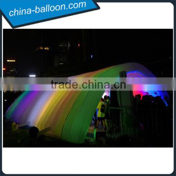 Lighting inflatable tunnel / night run LED inflatable tunnel tent