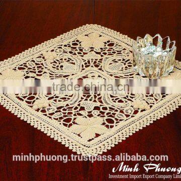 Hand Embroidery Luxury Napkin With High Quality for Table Cloth Sheet photo-2