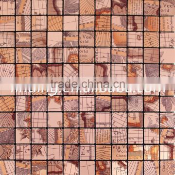 mosaic aluminium composite wall tile in alibaba china/self-adhesive acp sheet/adhesion mosiac tile