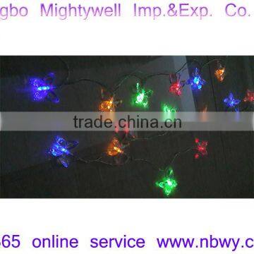 Butterfly LED Rope Light Twinkle Light Curtain Light Decorative Festival Party Event Accessory Solar Powered Striing Light photo-3