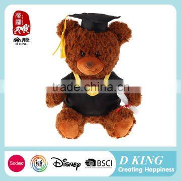 2016 Factory new products stuffed plush toy graduation teddy bear