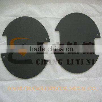 Iridium oxide coated titanium anodes