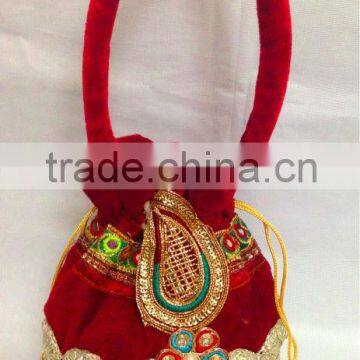 Indian wedding party evening party purse Beautiful Gift Pouch/potli Bag purse