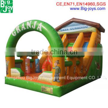 Double lane kids inflatable pool slide from professional inflatable manufacturer