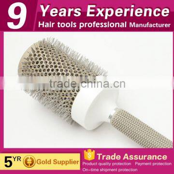 Wholesale Salon Care Ceramic Round Plastic Hair Brush photo-4