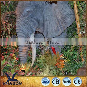 Amusement outdoor animatronic life size animal replica