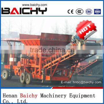 Crusher machine for making sawdust / Portable Crushing and Screening plant