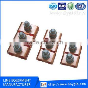 OEM Manufacturer 3Bolts Copper Parallel Groove CPG Clamp for ABC Line JB Cable Clip