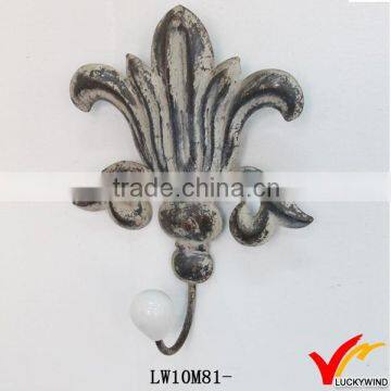 decorative antique wall mounted french coat hook