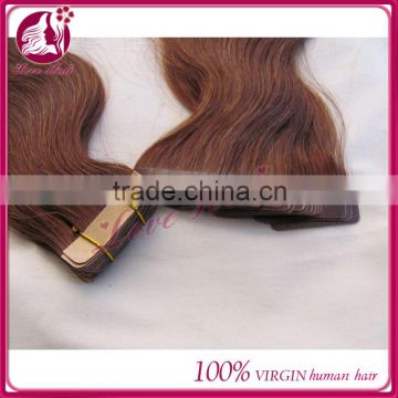 cheap wholesale double sided pu tape hair extensions