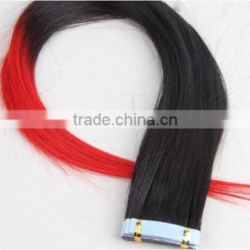 China Express Supplier Hot Sale 100 % Human Hair Natural Tape Hair Extension