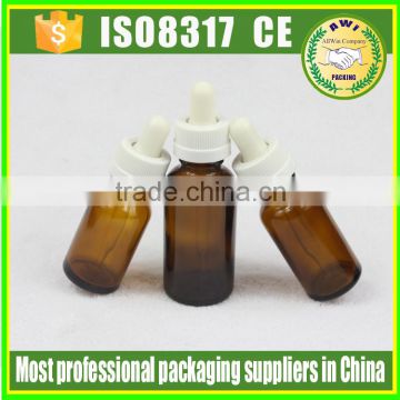 Screen Printing Amber Essential Oil Glass Bottle 50ml